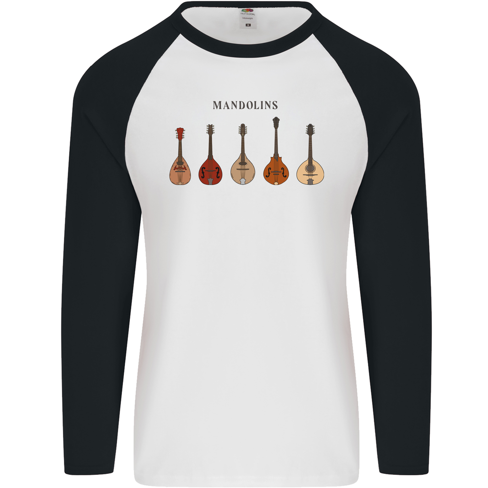 A Set of Mandolins Mens L/S Baseball T-Shirt