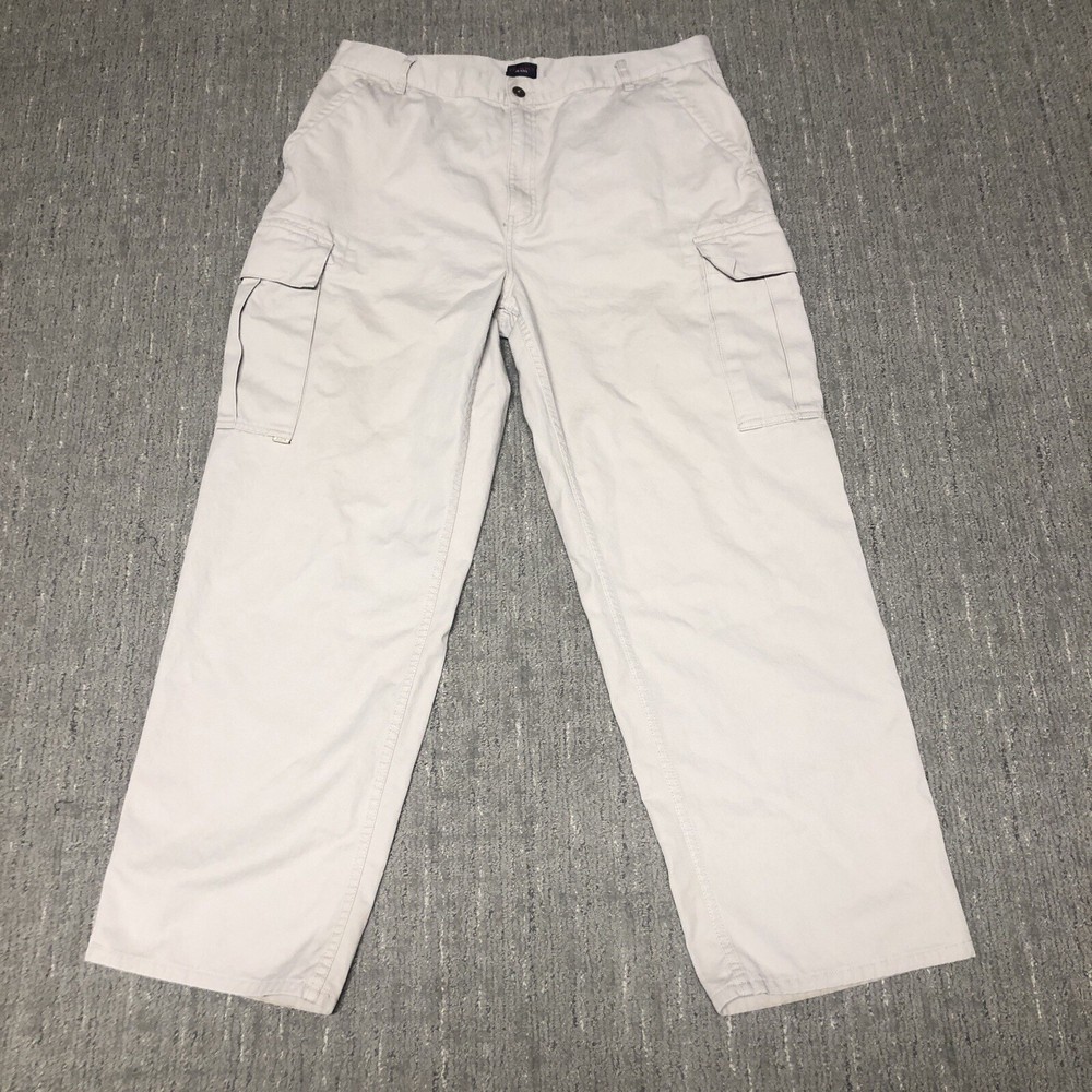 Vintage Y2K Tommy Hilfiger Baggy Cargo Pants Men’s Size 38x32 Khaki Skater