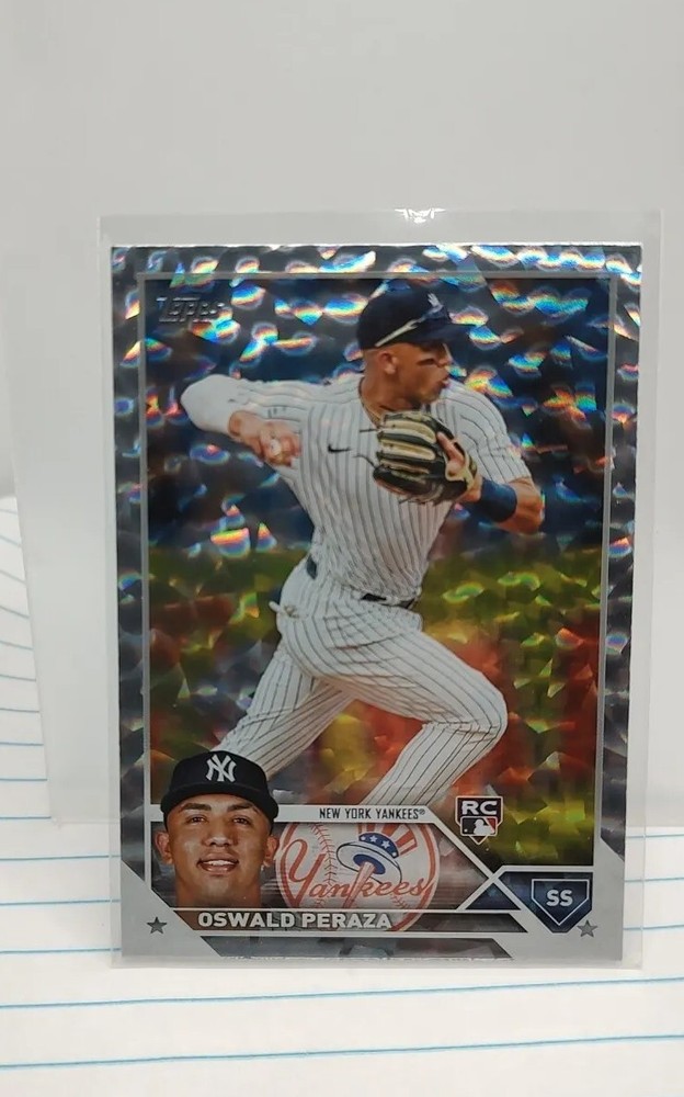 Oswald Peraza 2023 Topps Collector’s Box Silver Foil board RC - Yankees #94