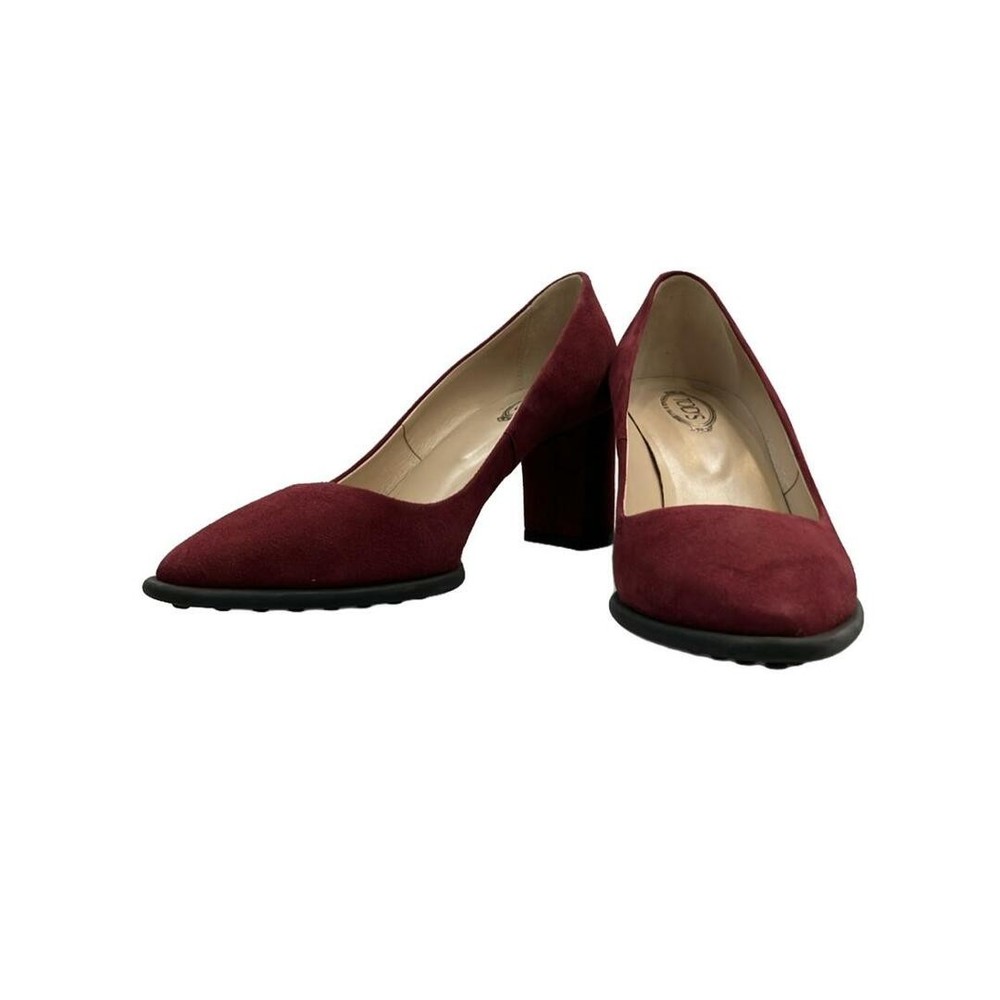 Tod's Pumps Ladies 36 1 2 Damage Detail Surface: Fluff Sludge Dirt Scratch b01a