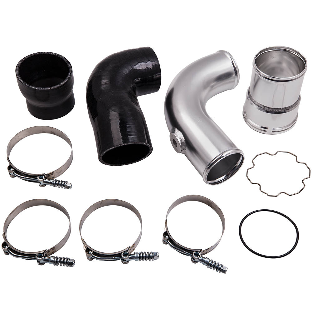 Ford 6.7L Powerstroke 11-16 Cold Side Intercooler Duct Upgrade Kit with 4 Clamps