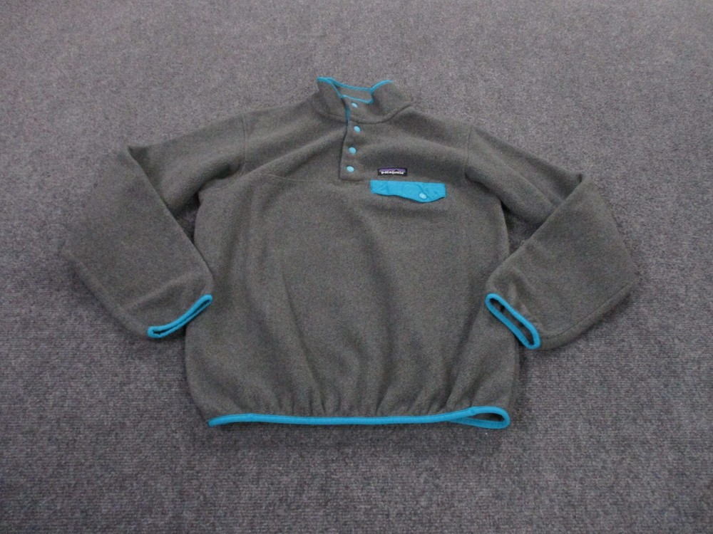 Patagonia Synchilla Snap-T Fleece Pullover for Men in Gray Blue