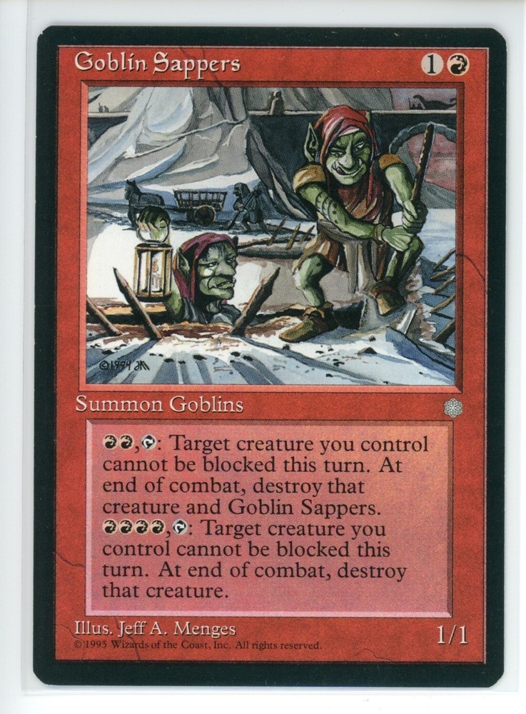 GOBLIN SAPPERS Ice Age #189 ICE(LP)(MTG)