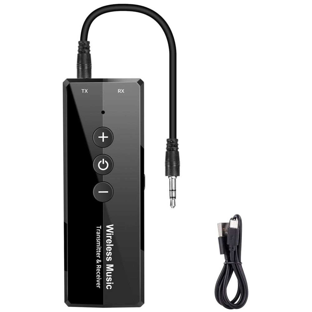 Portable Bluetooth 5.3 Audio Transmitter Receiver for TV PC Stereo Adapter