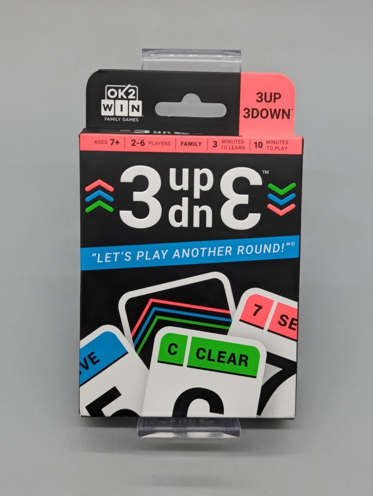 3UP 3Down Card Games Card Games Family Fun Sealed