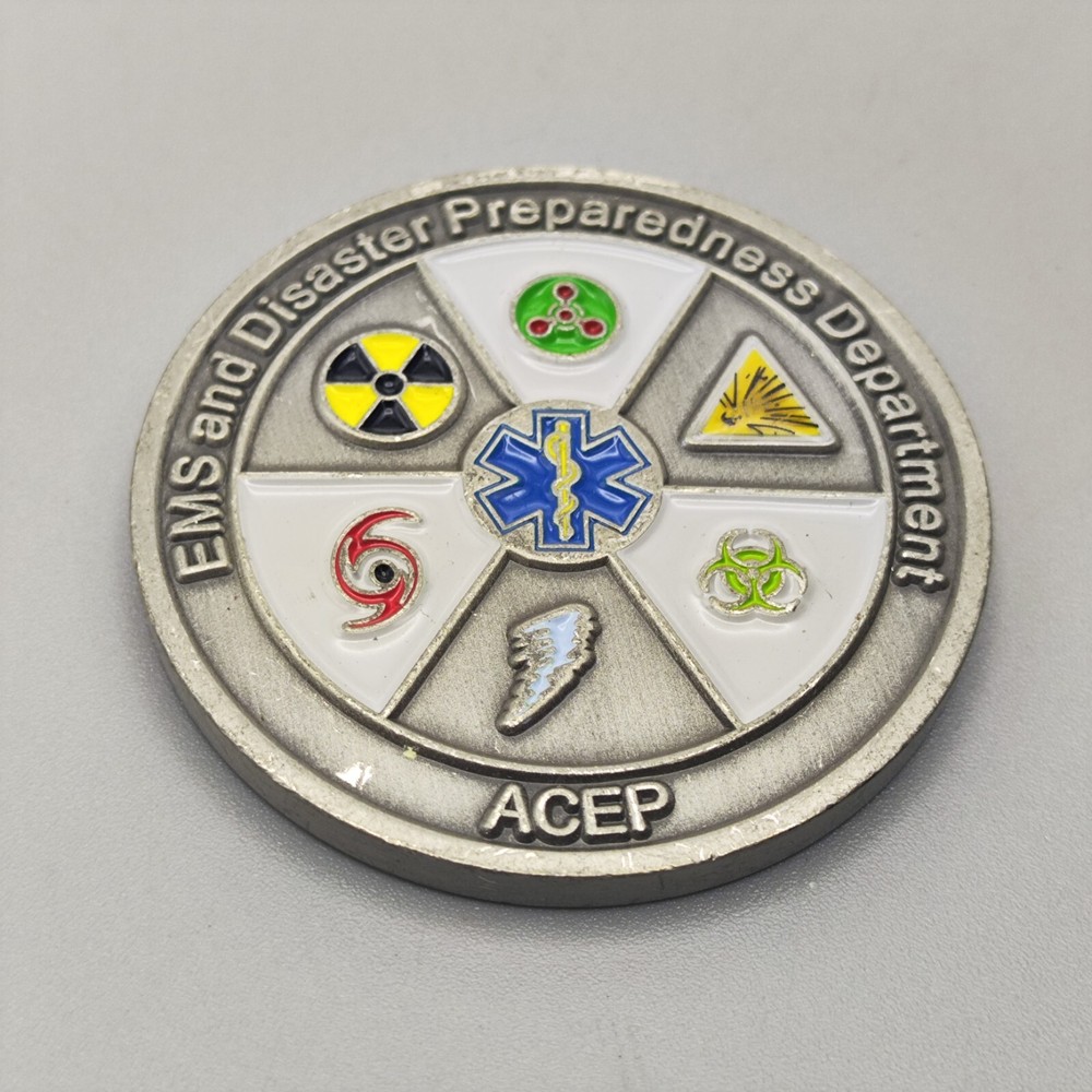 ACEP Ems and Disaster Preparedness Department Challenge Coin
