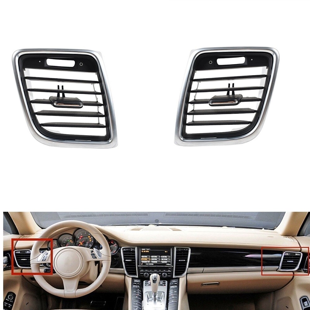 Car Interior A/C Air Vent Grille Cover Trim For Porsche 970 Panamera 2010-2016