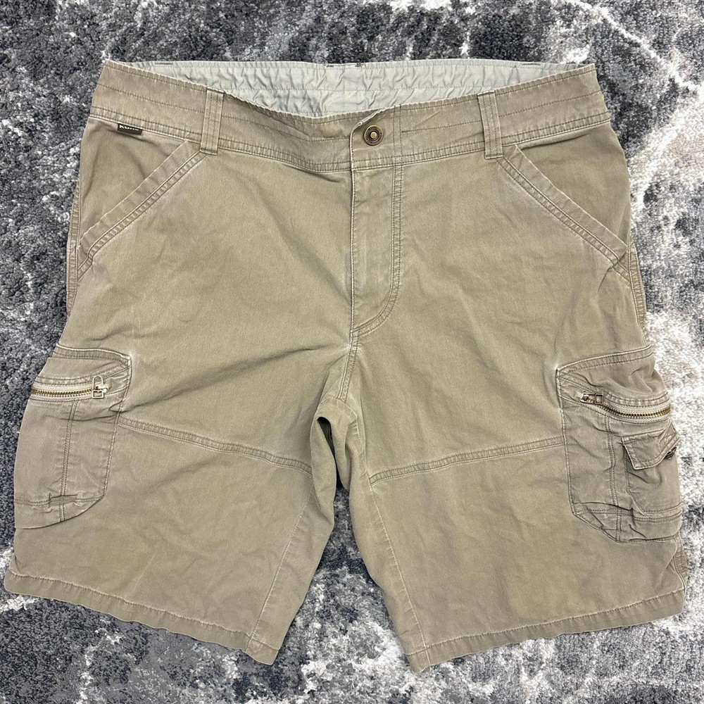 Kuhl Men's 36 Ambush Cargo Shorts in Vintage Patina Brown Tan Hiking
