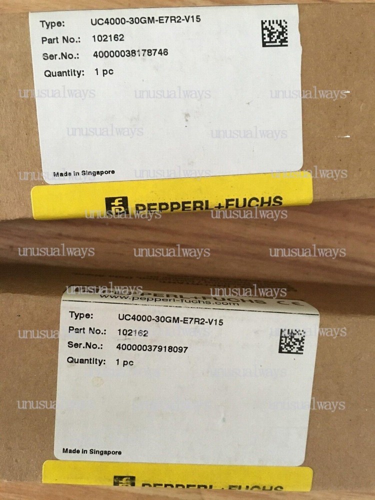 One PEPPERL&FUCHS Ultrasonic Sensor UC4000-30GM-E7R2-V15 New