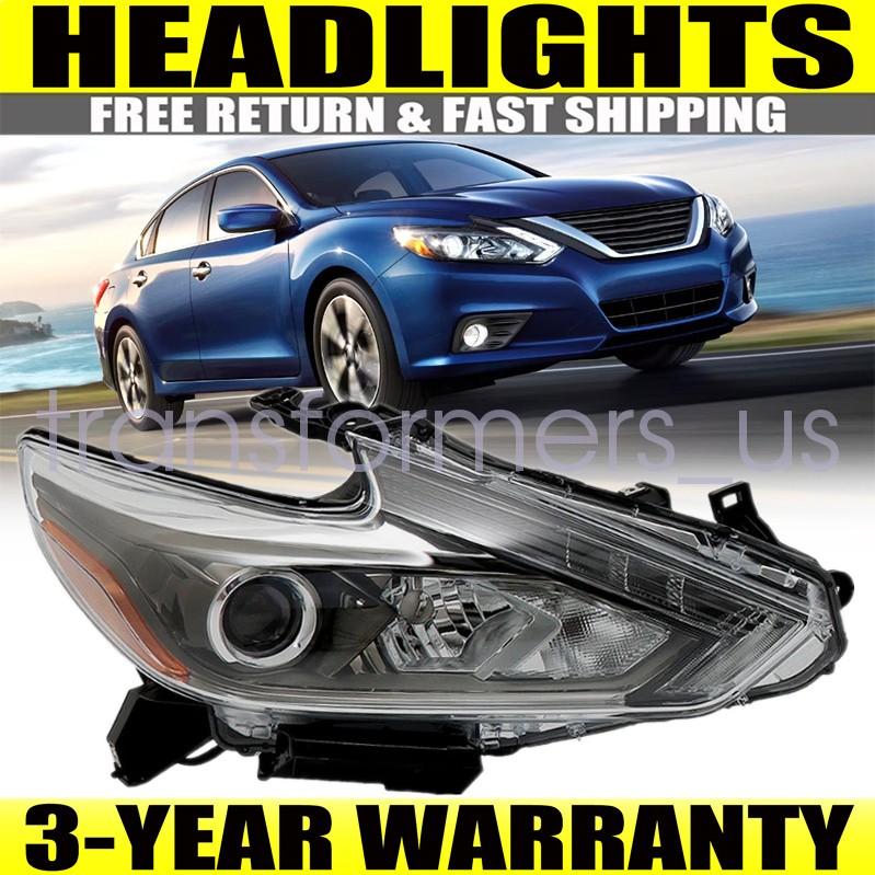 For 2016-2018 Nissan Altima LED Headlight Headlamp With DRL Right Passenger Side