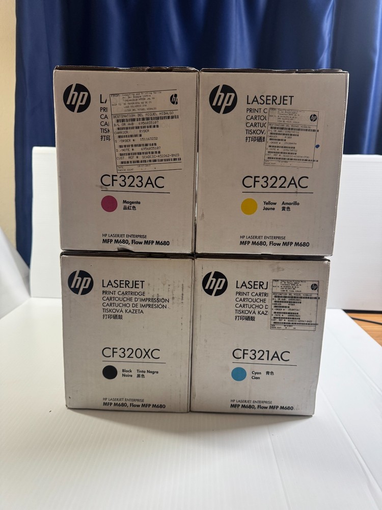 HP 653A CF320XC/CF321AC/CF322AC/CF323AC CMYK FULL SET