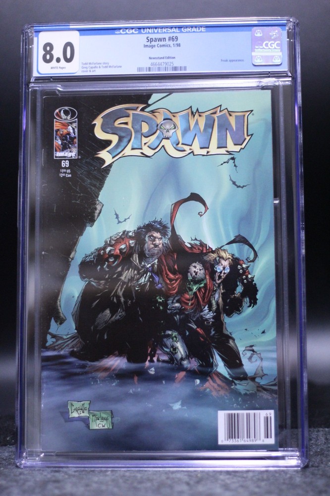 Spawn (1992) #69 Newsstand CGC 8.0 White Pages Greg Capullo & Todd McFarlane
