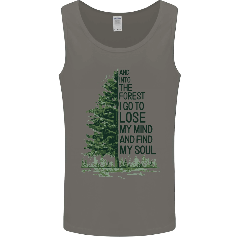 Into the Forest Outdoors Trekking Hiking Mens Vest Tank Top