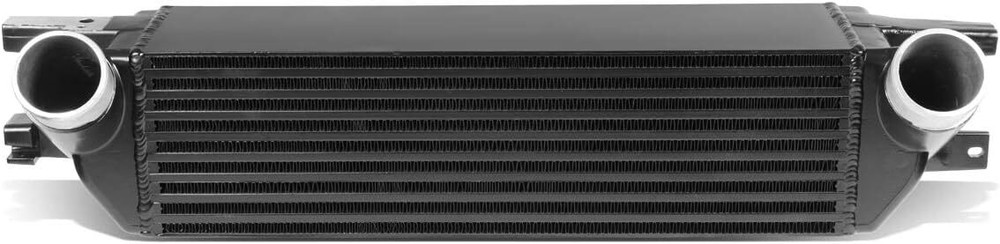 FOR 15-23 MUSTANG 2.3L ECOBOOST ALUMINUM FRONT MOUNT BAR&PLATE INTERCOOLER BLACK
