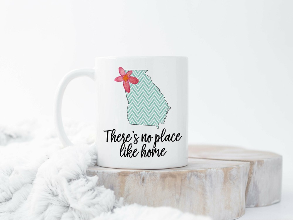 Custom Home State Mug Custom Georgia Mug Personalized Georgia Mugs Custom State
