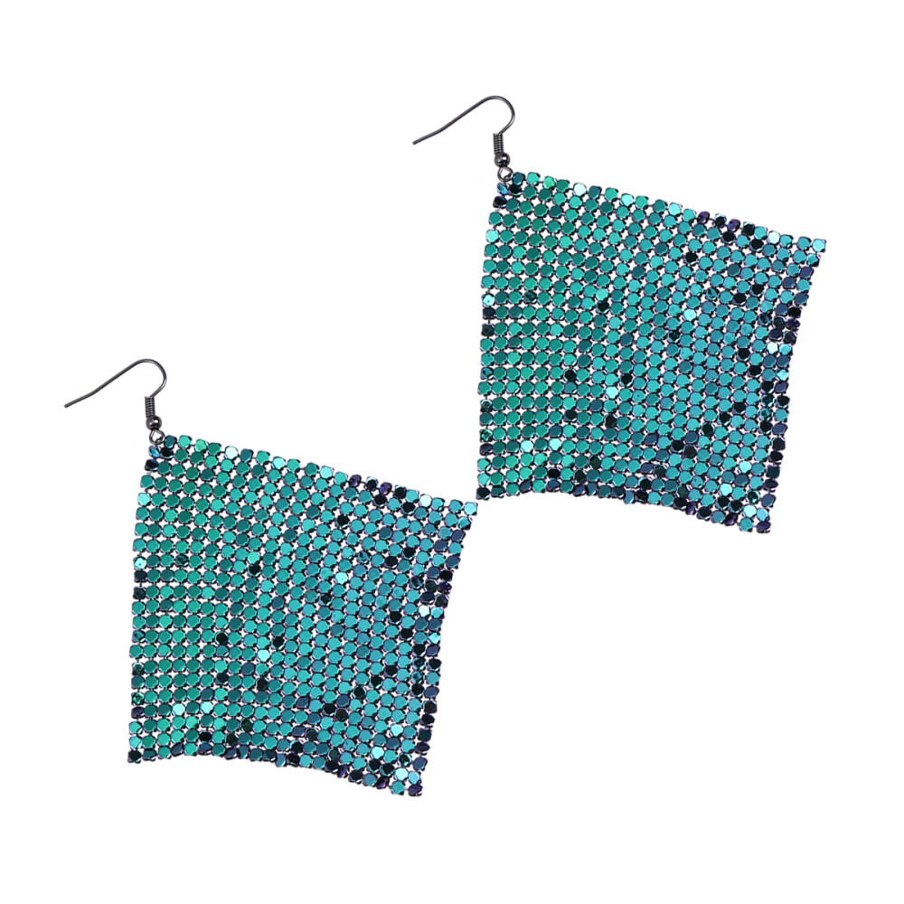 Sequins Vintage Drop Tassel Metal Earrings Retro Style Eardrop