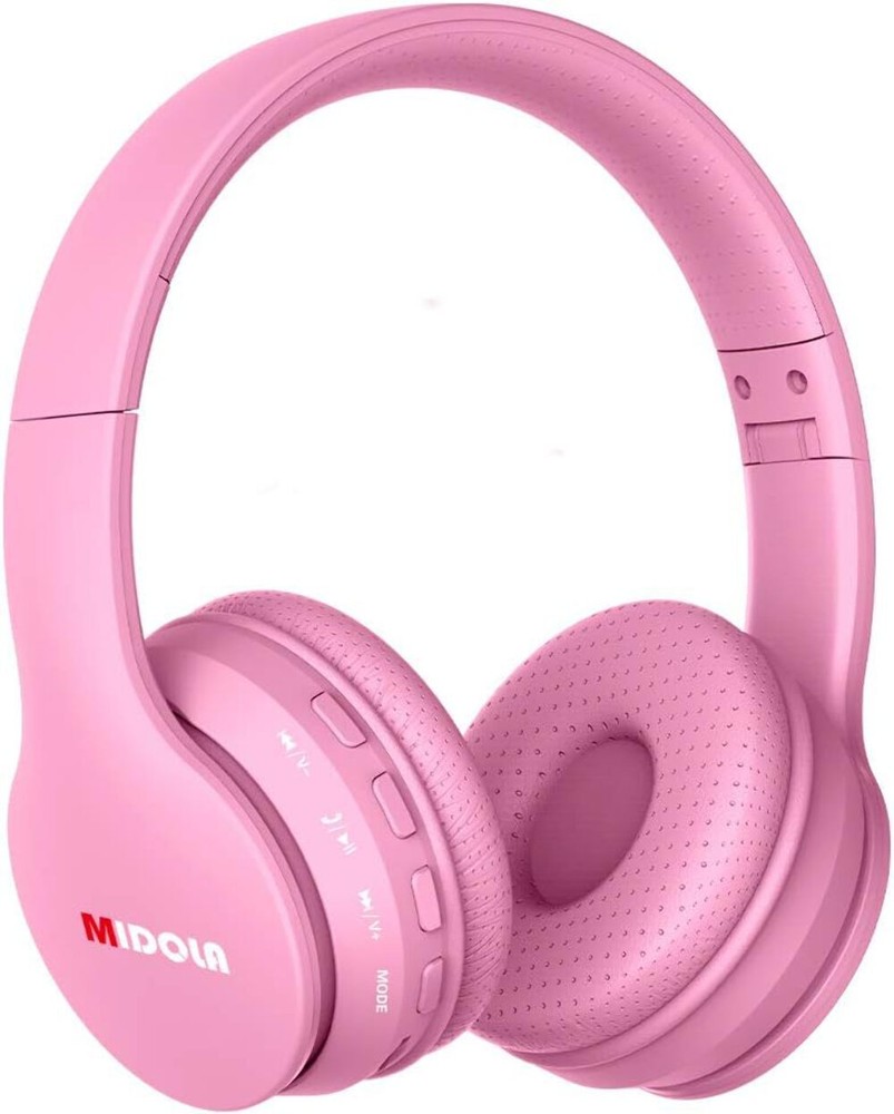 Wireless Kids Headphones with Bluetooth 5.3 60H Playtime Safe Volume Limit 85-110dB Over Ear Design