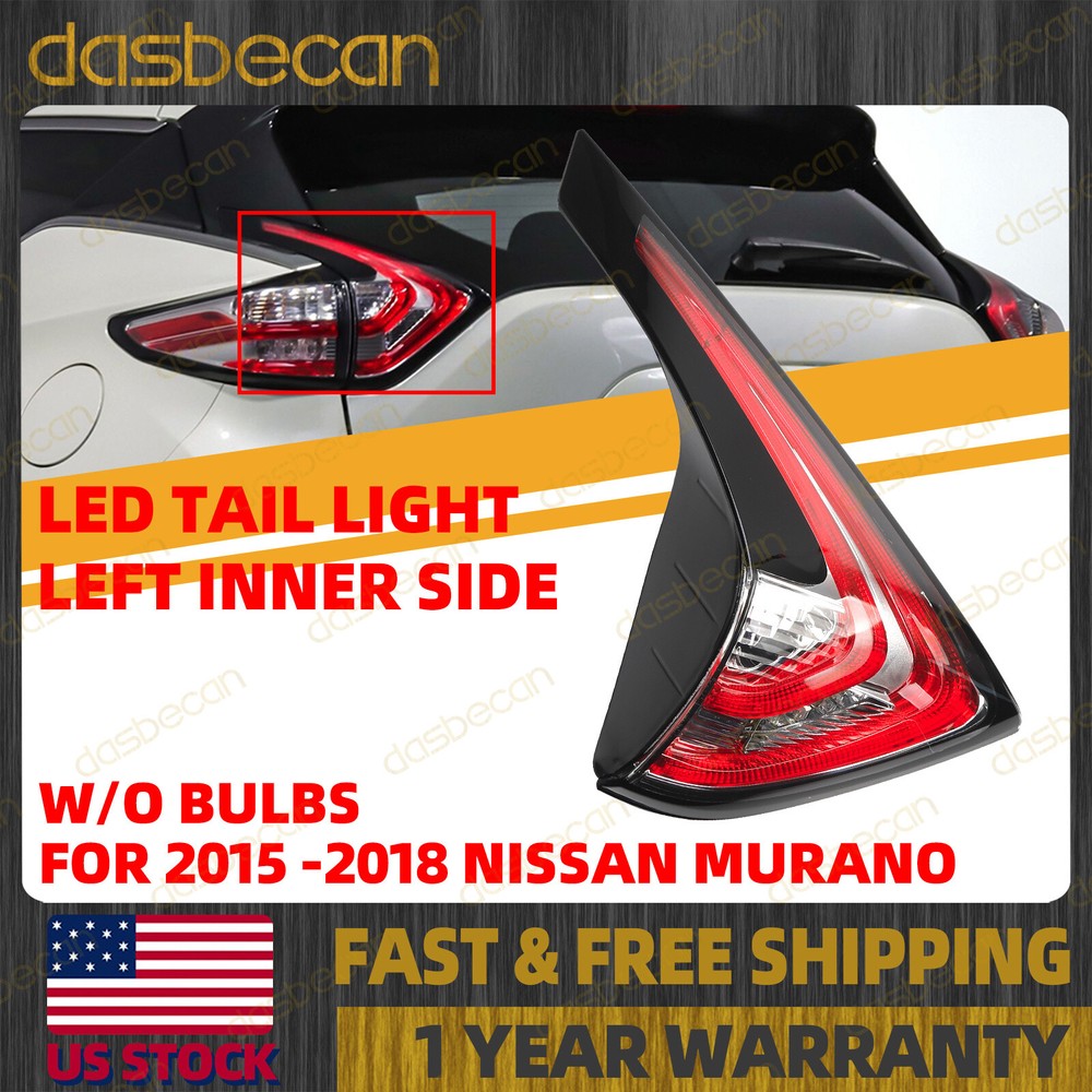 2015-2018 Nissan Murano Left Driver Side LED Tail Light Assembly