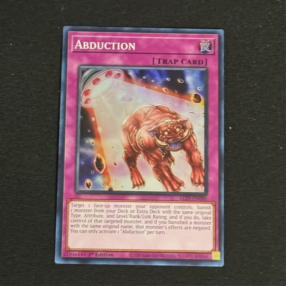 Alliance Insight Super Rare Abduction ALIN-EN080 Card
