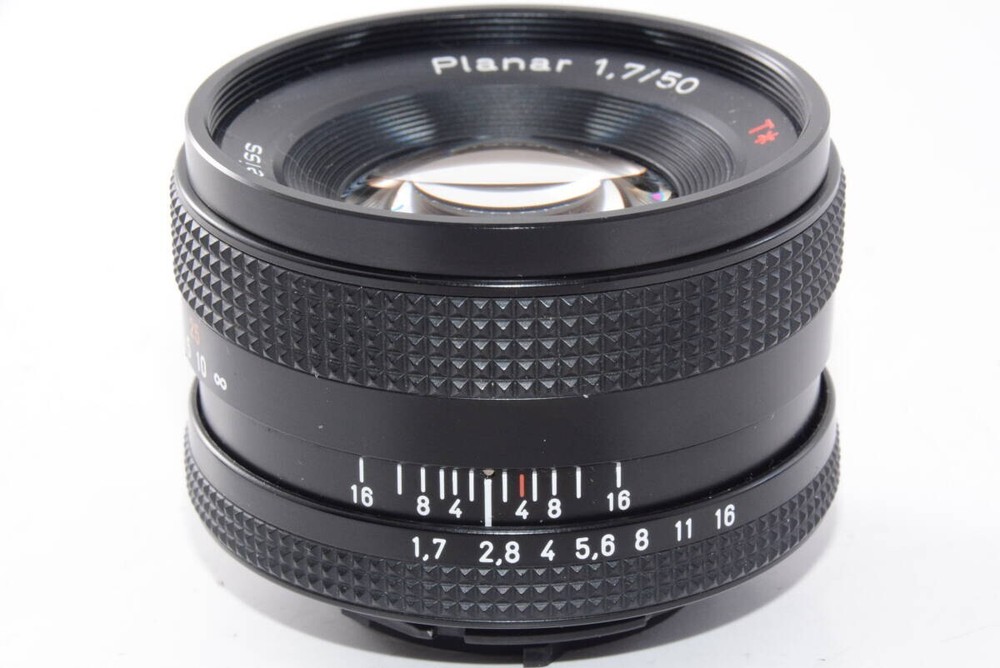 Carl Zeiss Planar T* 50mm F1.7 AE J Mount Manual Focus Lens