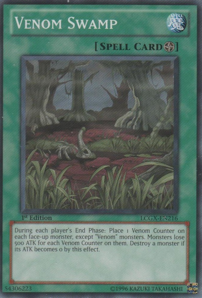 Venom Swamp LCGX-EN216 Common Unlimited Lightly Played Condition