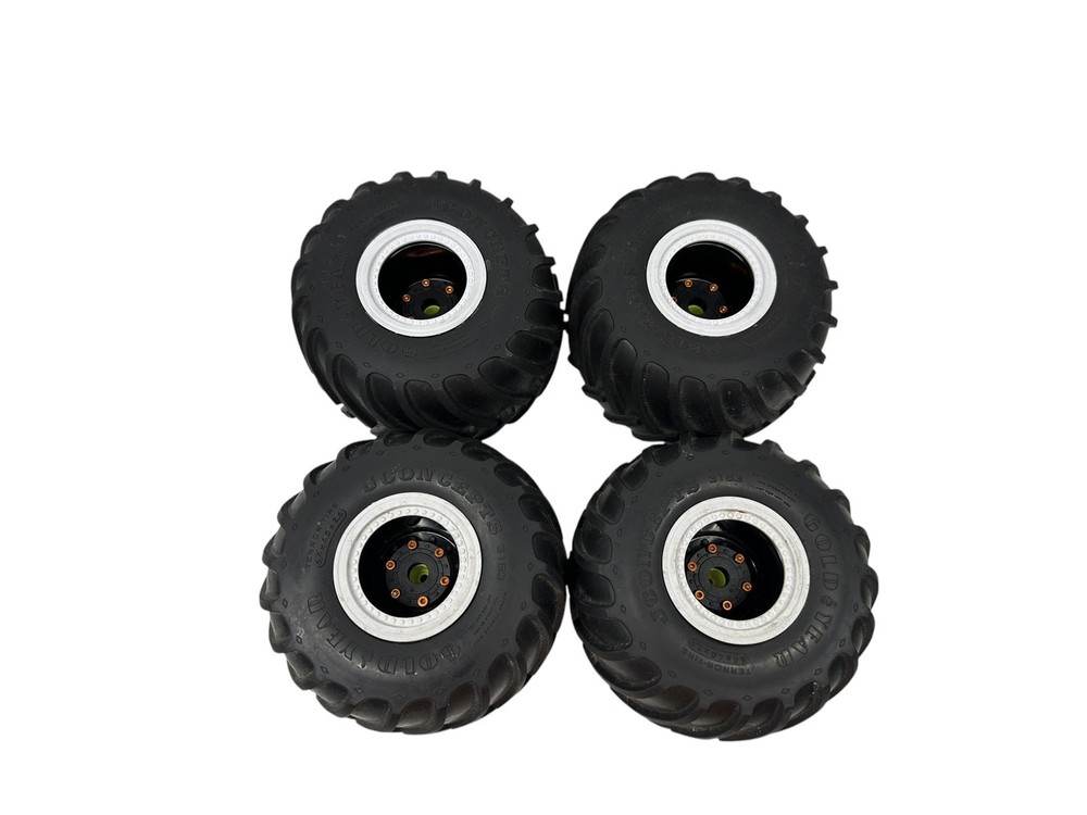 Jconcepts 3183 Golden Years 2.6 Monster Truck Tires W Tribute Wheels (4) #15022