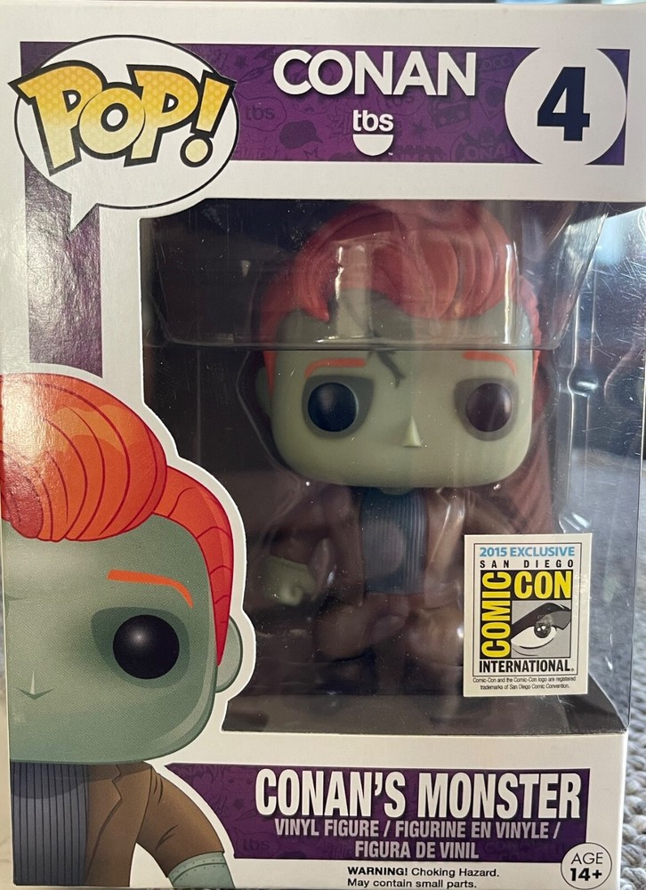 Funko Pop! TBS Conan's Monster #4 2015 SDCC Exclusive W/Pop Protector Unopened