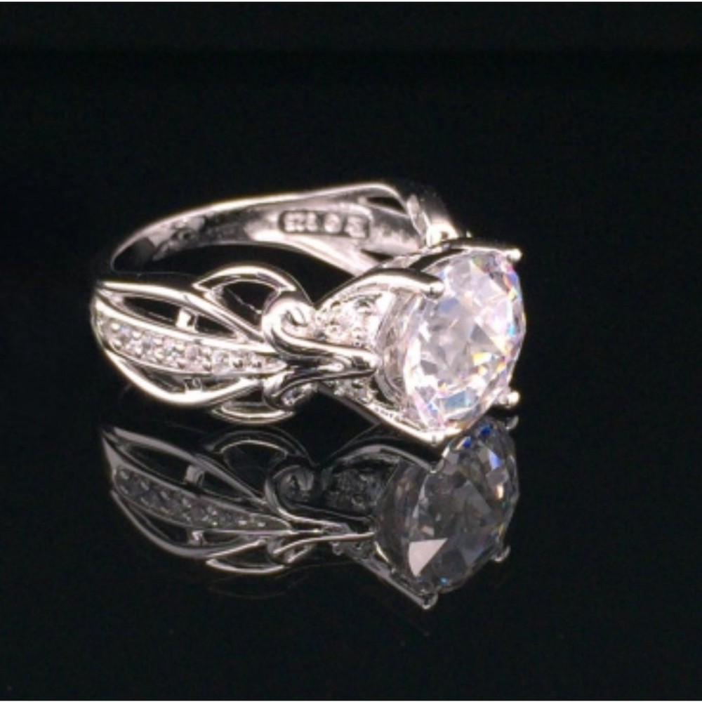 Remy Rotenier Eiffel Ring Rose Cut 925 Sterling Silver Size 10 NWT