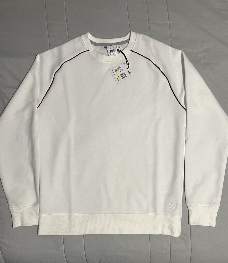 NWT $125 Lg Puma X TMC Status Symbol Crew Men's Basketball Pullover 534804-01