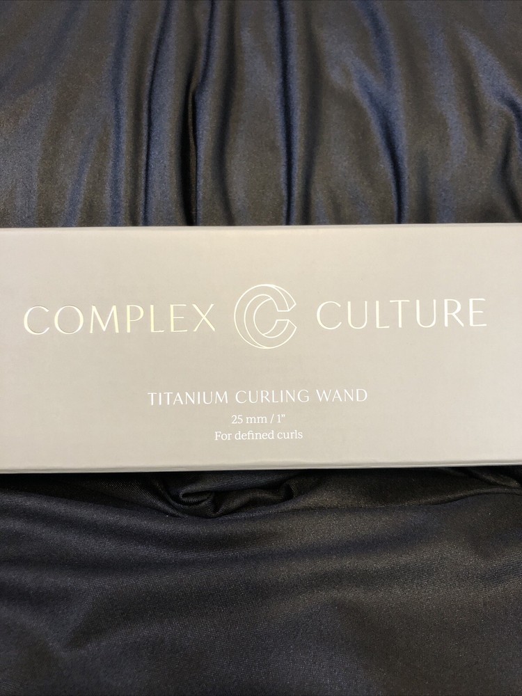 Complex Culture 1-Inch Titanium Curling Wand Brand New