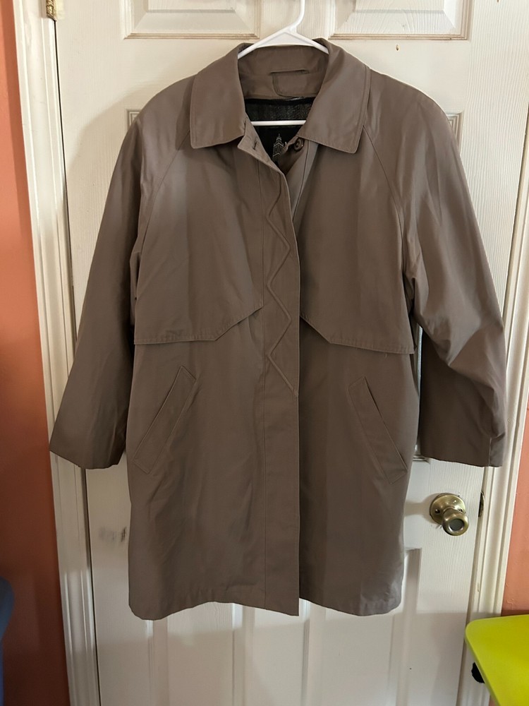 London Fog Women’s 12 Reg Zippered Removable Lined Coat