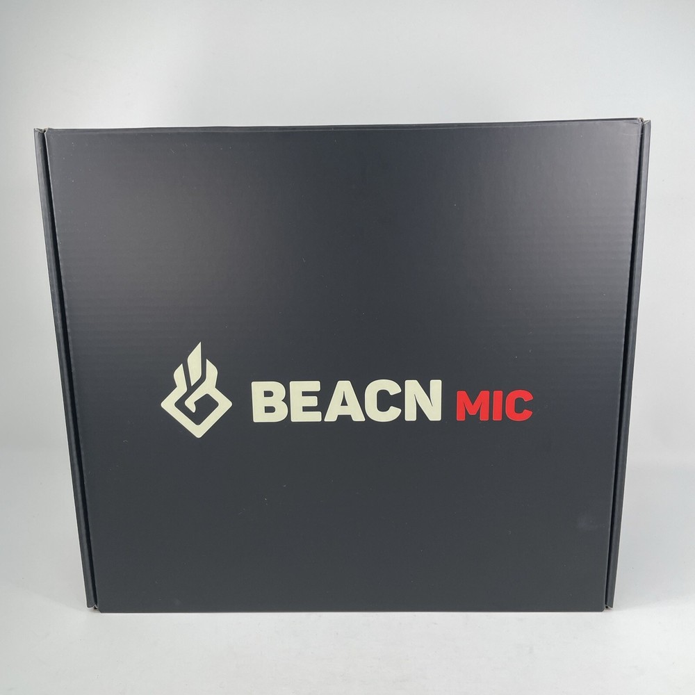 Beacn Mic Black Open Box USB-C RGB Dynamic Streaming Broadcast Mic  