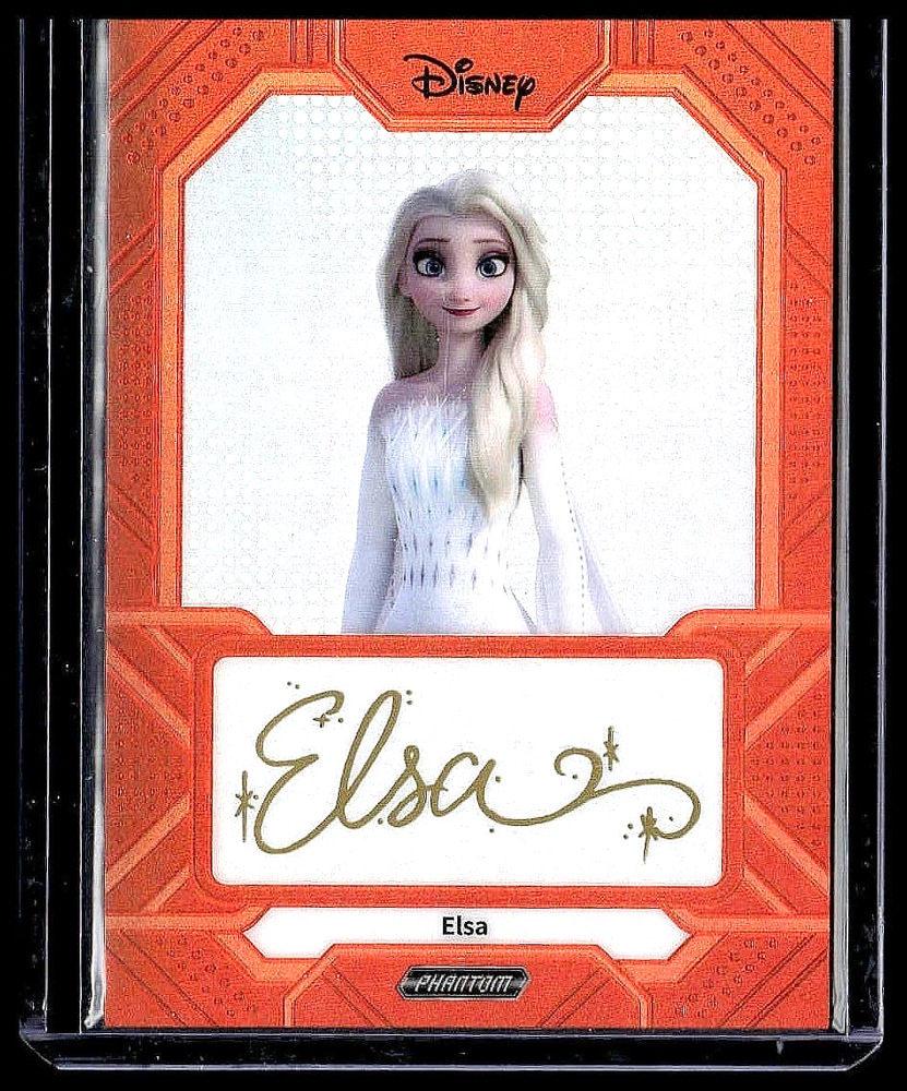 Elsa 2025 Kakawow Phantom Disney Signature Auto Red /75 #PD-SIR-09
