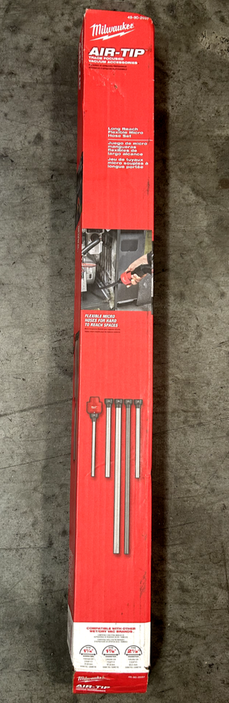 Milwaukee 49-90-2037 Air-Tip Long Reach Flexible Micro Hose Attachment Set