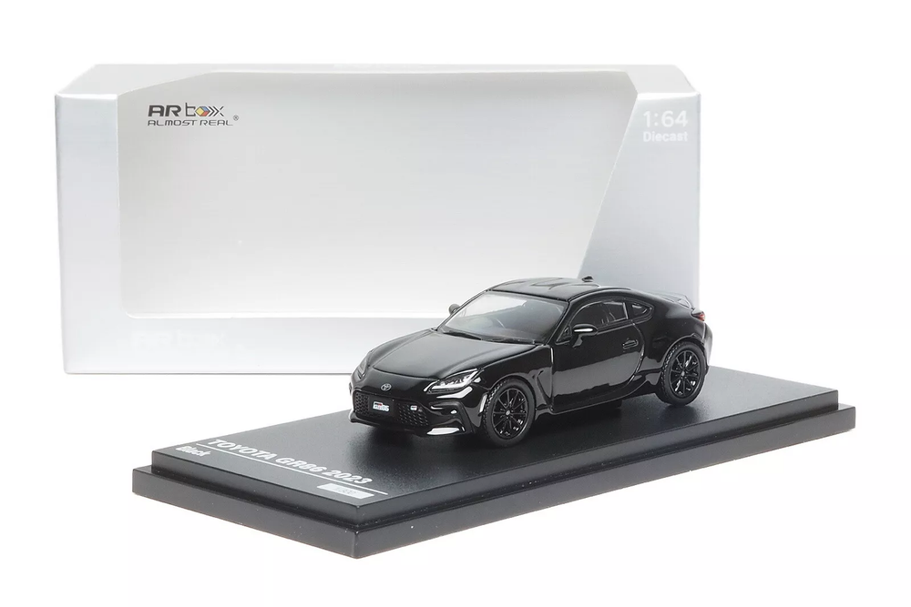1/64 Toyota GR86 2023 Black Diecast Model Car Toy Gift AR Box Collection