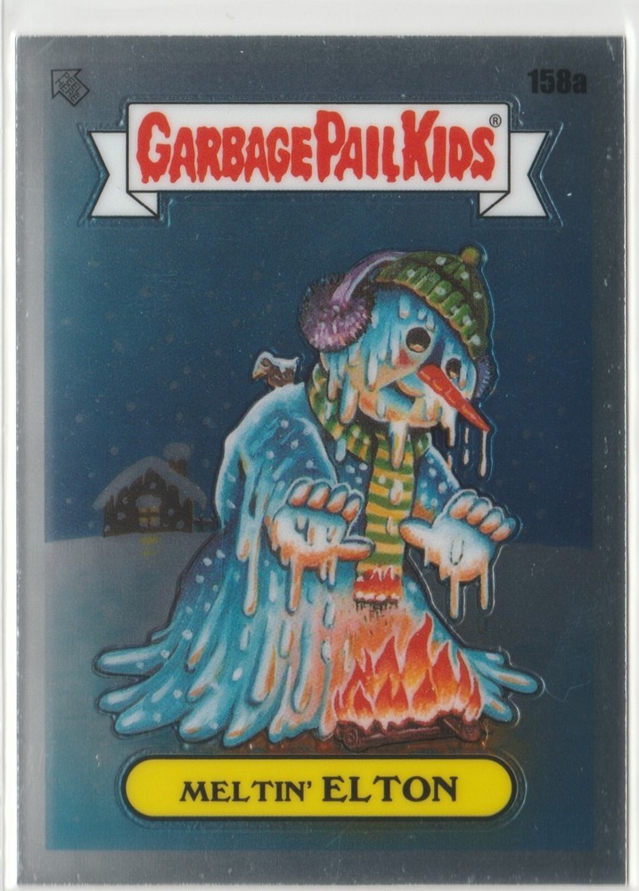 Meltin Elton 158a Garbage Pail Kids GPK 2021 Chrome Series 4 CS4 Trading Card