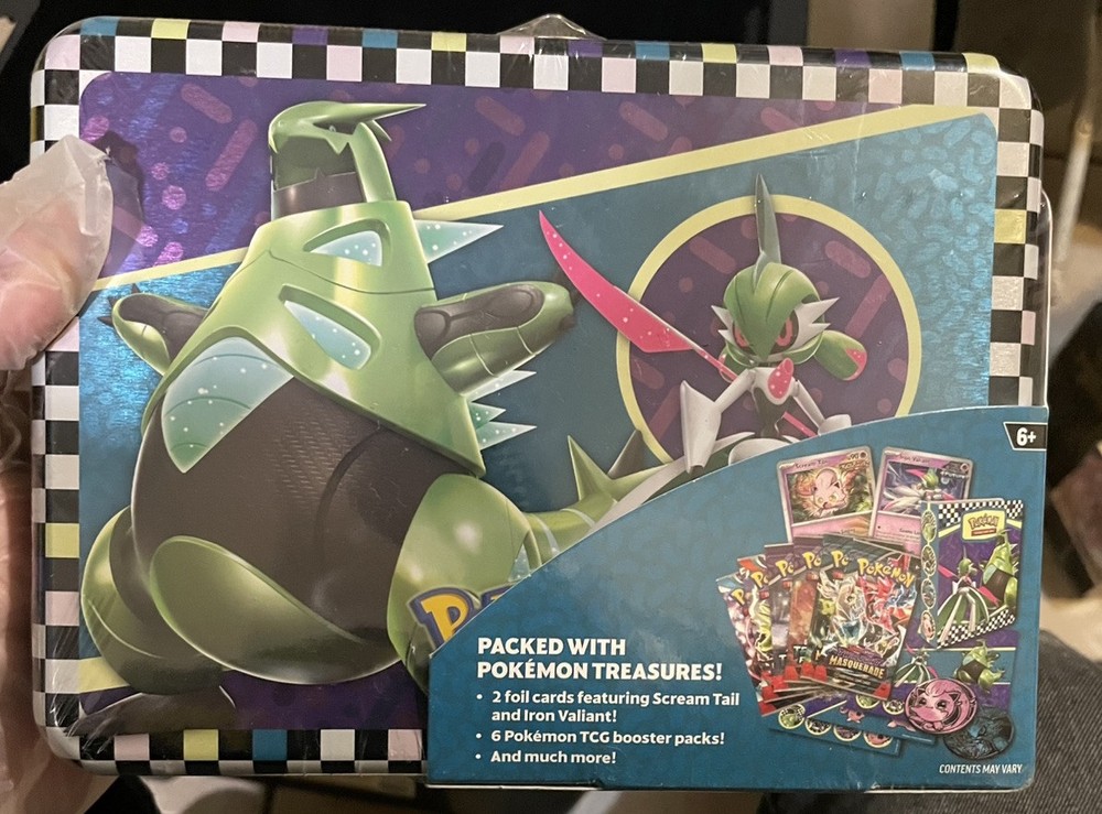 Pokémon Back to School Collector Chest Lunch Box Tin with 6 Booster Packs-image