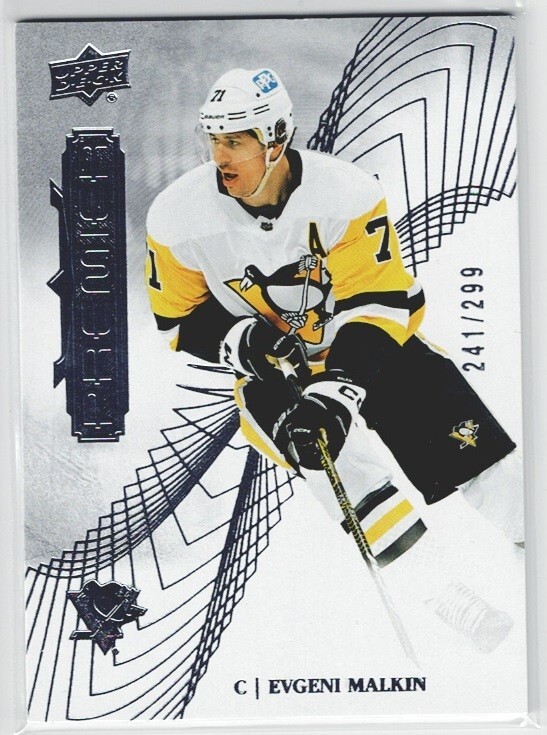 22-23 UD Premier Evgeni Malkin Base Card 241/299 #38 2022 Upper Deck Hockey