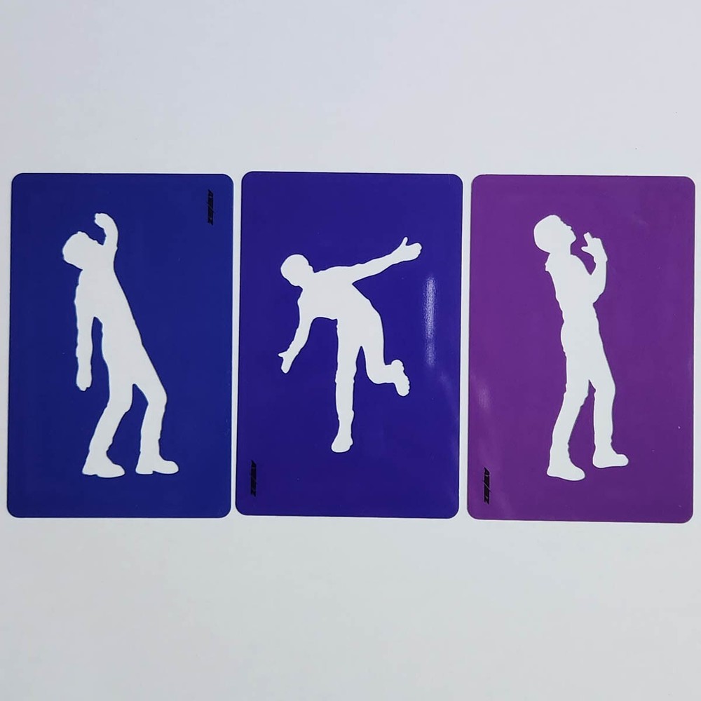 Hong Joong Official Action card 3 Version Set Ateez The World Ep.2 Outlaw Kpop