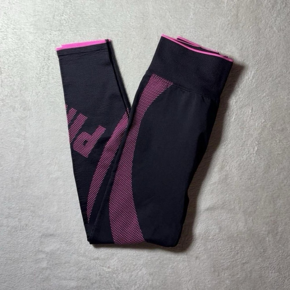 Women’s Victoria Secret Pink Black/Pink Leggings Size M