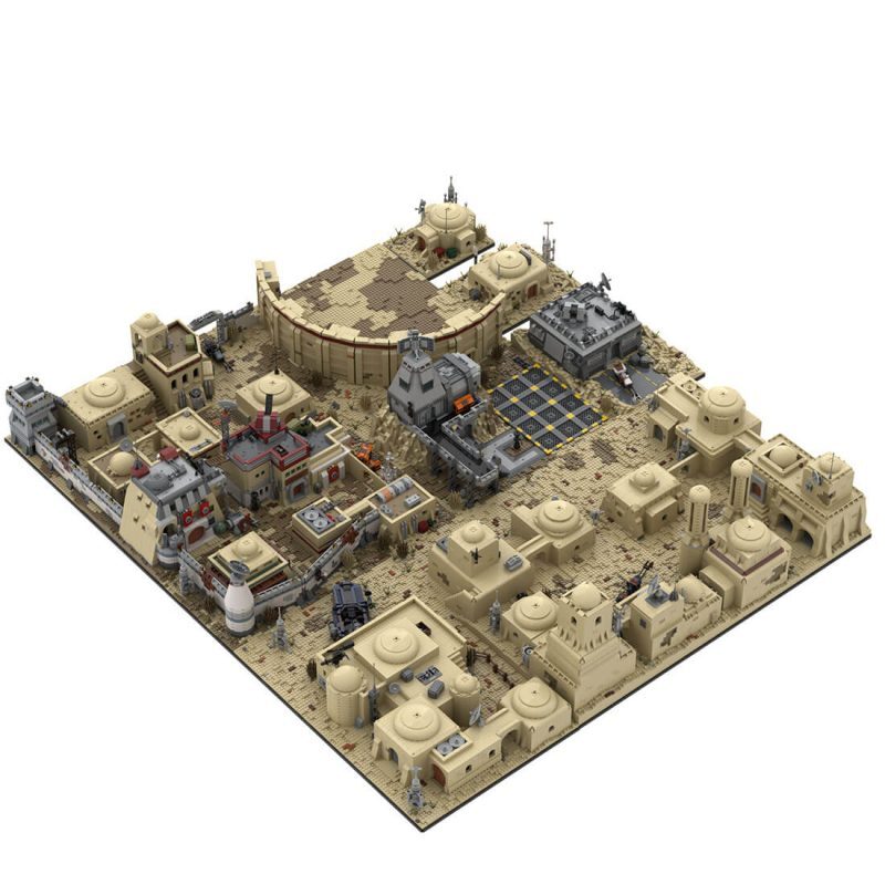 Mos Eisley Cantina and Tatooine At War Series 28842 Pieces MOC Build