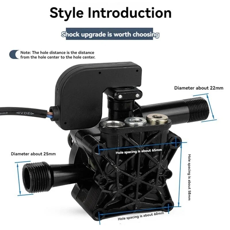 Portable High Pressure Car Washer Pump with Washing Machine Head