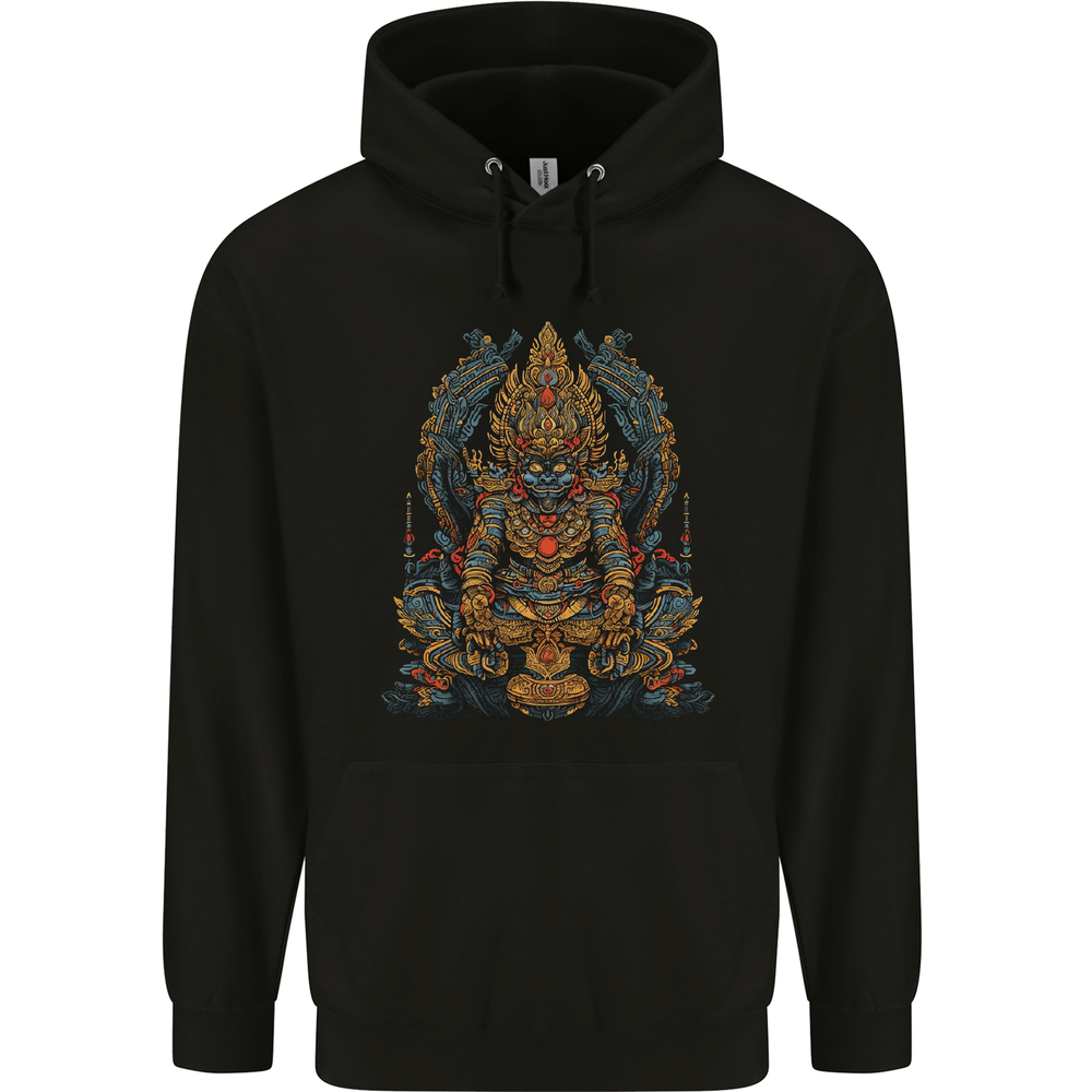 Ogoh Ogoh Demon Evil Spirits Mens 80% Cotton Hoodie