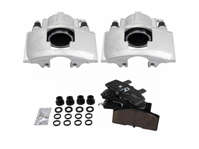 Front Brake Caliper and Brake Pads Kit fits Chevy Express 2500 1996-2002 17RBQZ