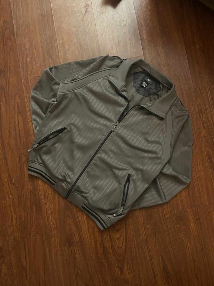 686 Pinstripe Ski Lightweight Jacket Size Large Gray Men’s Full Zip Winter