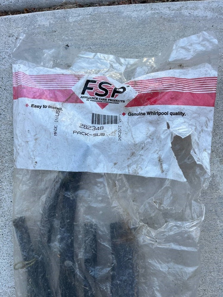 Whirlpool Dishwasher Sub Pack 282348 Replacement Part New