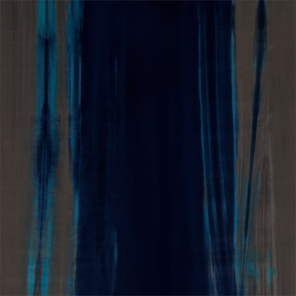 HARLEQUIN Amazilia Velvet Curtain Fabric 3.4m in Cocoa Lagoon Blueberry