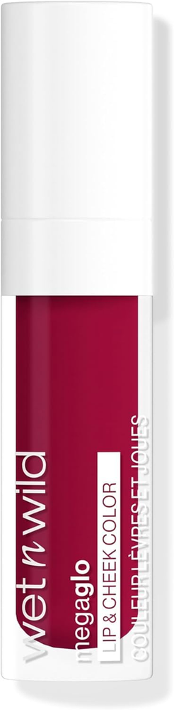 Mega Glo Creamy Berry Lip & Cheek Stain - Buildable Soft Matte Color