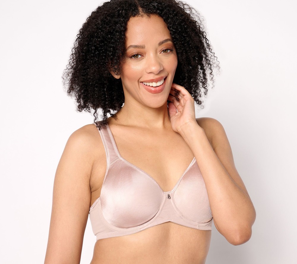 Breezies Women's Bra Sz 38C Signature Shine Unlined Underwire Purple A639540