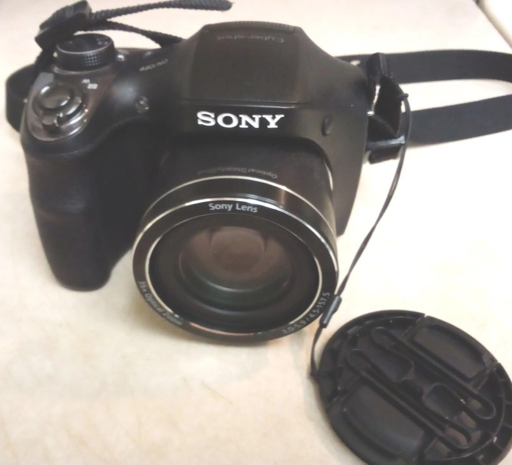 Sony Cyber-Shot DSC-H300 20.1MP Digital Camera in Black - Fully Functional